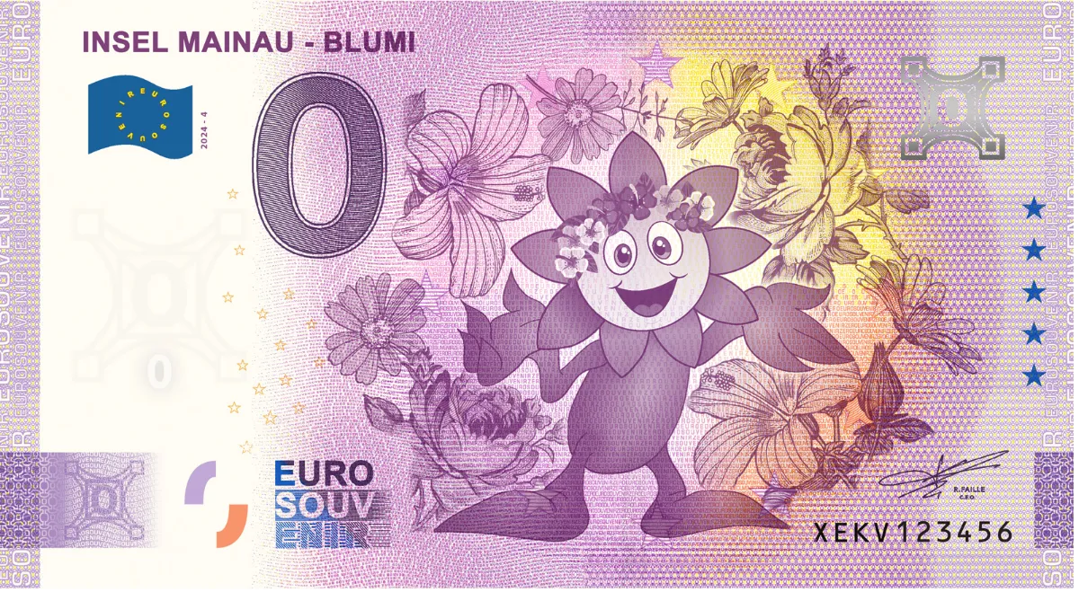 0-Euro-Schein "Insel Mainau"