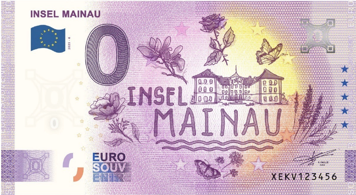 0-Euro-Schein "Insel Mainau"