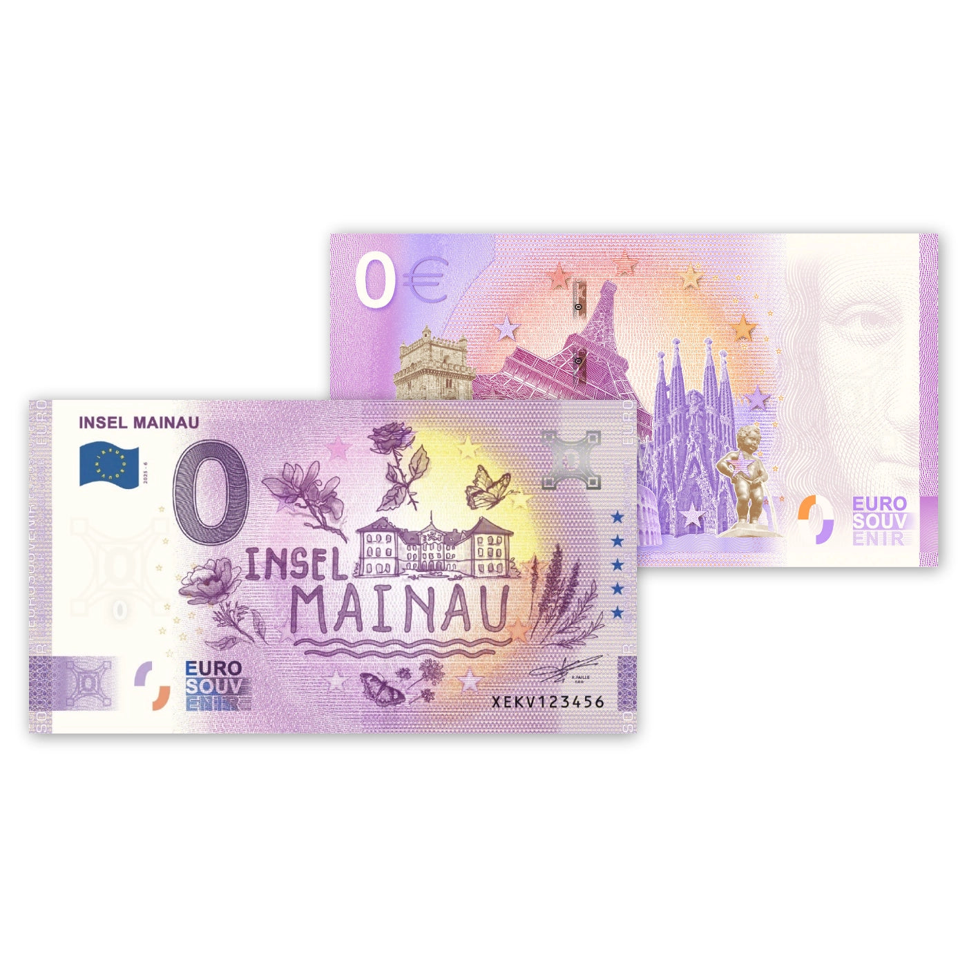 0-Euro-Schein "Insel Mainau"
