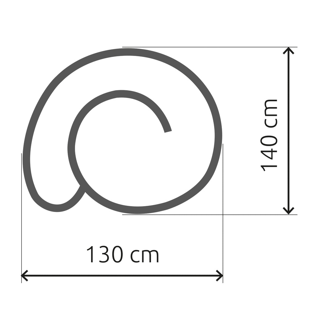 Kräuterspirale aus Cortenstahl