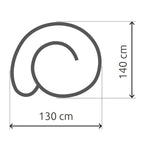 Kräuterspirale aus Cortenstahl