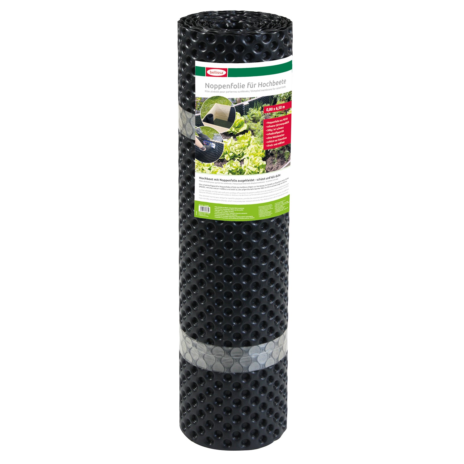 Noppenfolie für Hochbeete