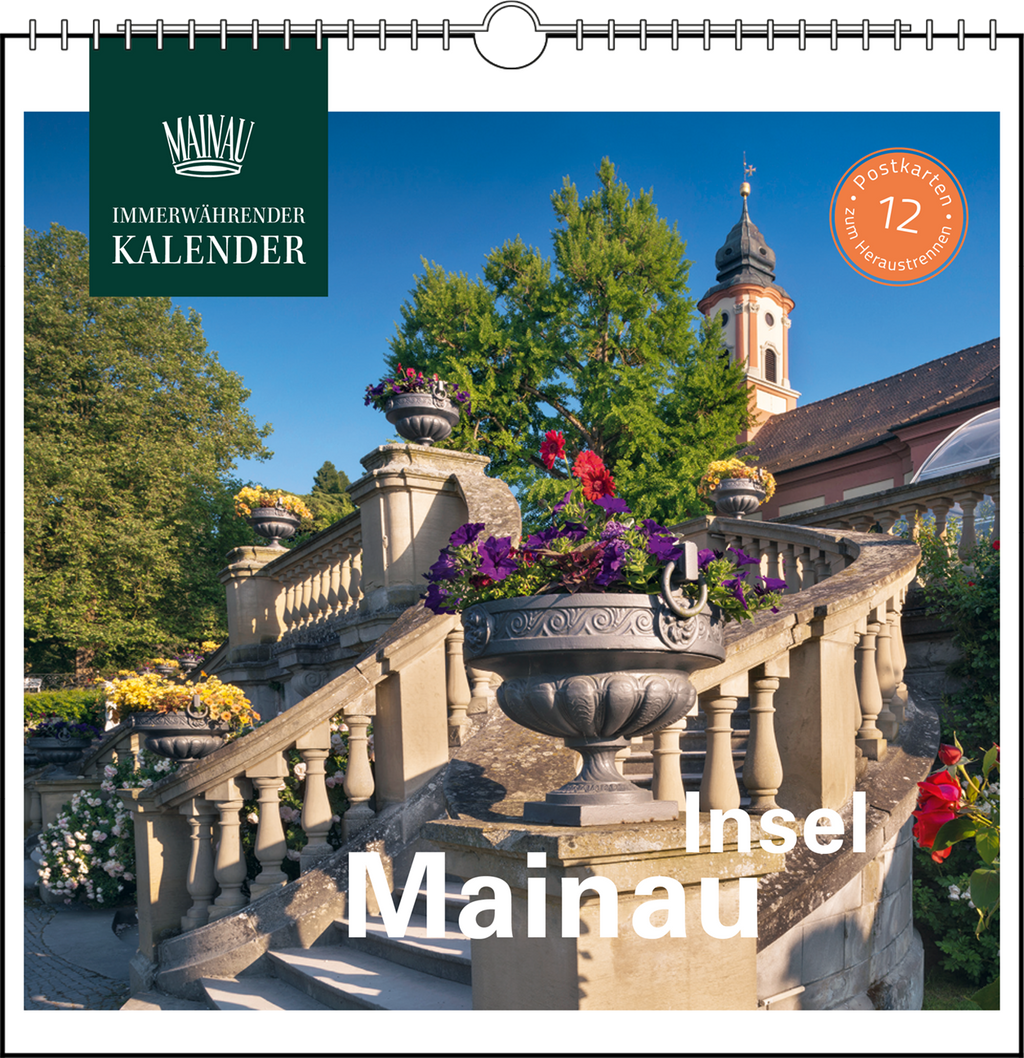 Immerwährender Tischkalender "Insel Mainau"