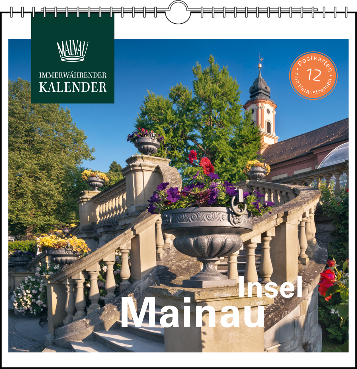 Immerwährender Tischkalender "Insel Mainau"