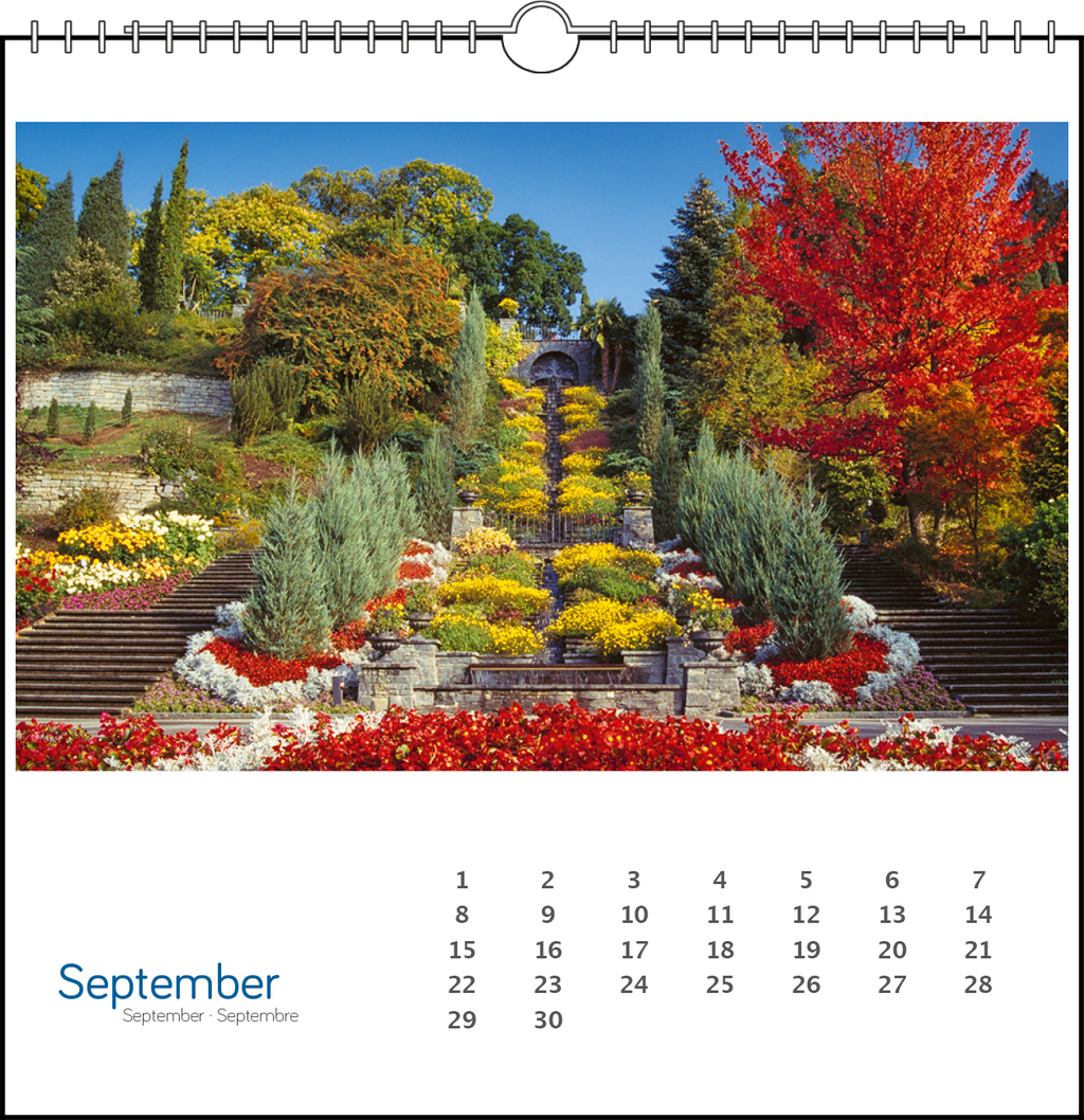 Immerwährender Tischkalender "Insel Mainau"