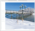 Immerwährender Wandkalender "Insel Mainau"