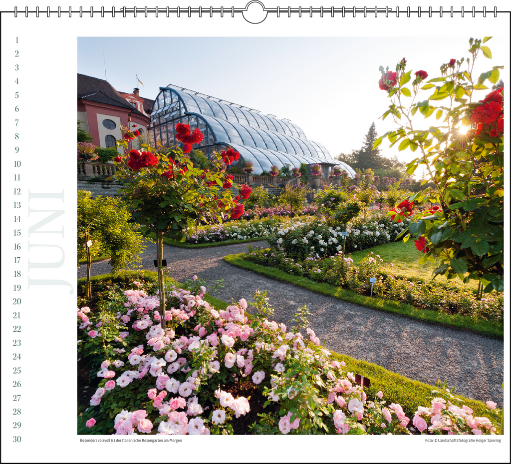 Immerwährender Wandkalender "Insel Mainau"