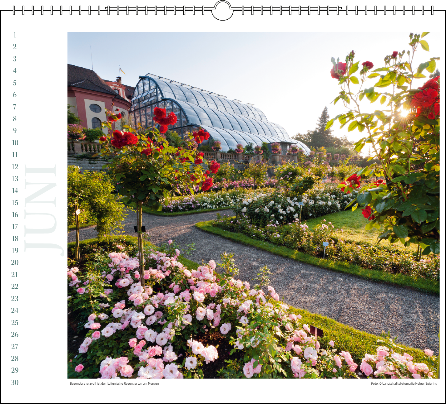 Immerwährender Wandkalender "Insel Mainau"