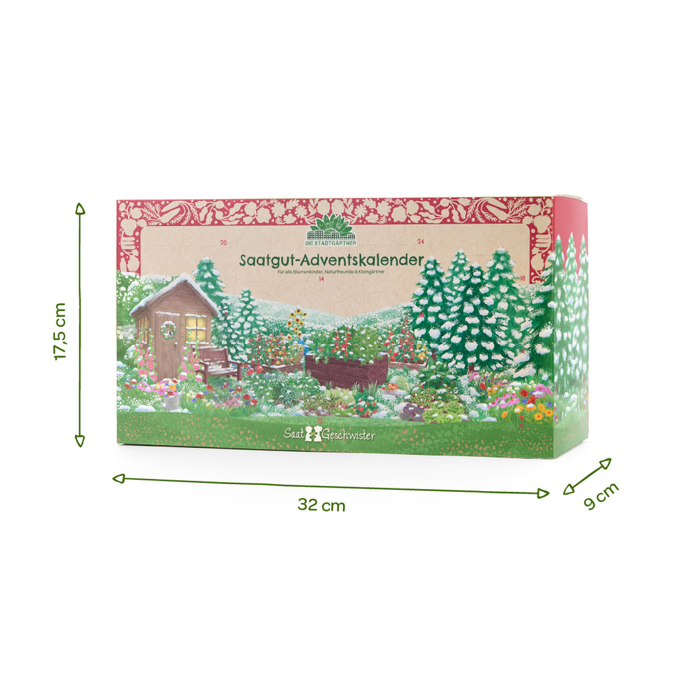 Saatgut-Adventskalender mit 24 Überraschungen