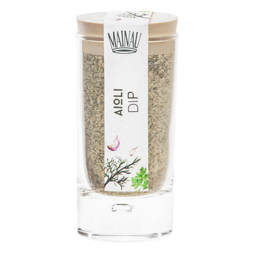 Aioli Dip im kleinen Glas
