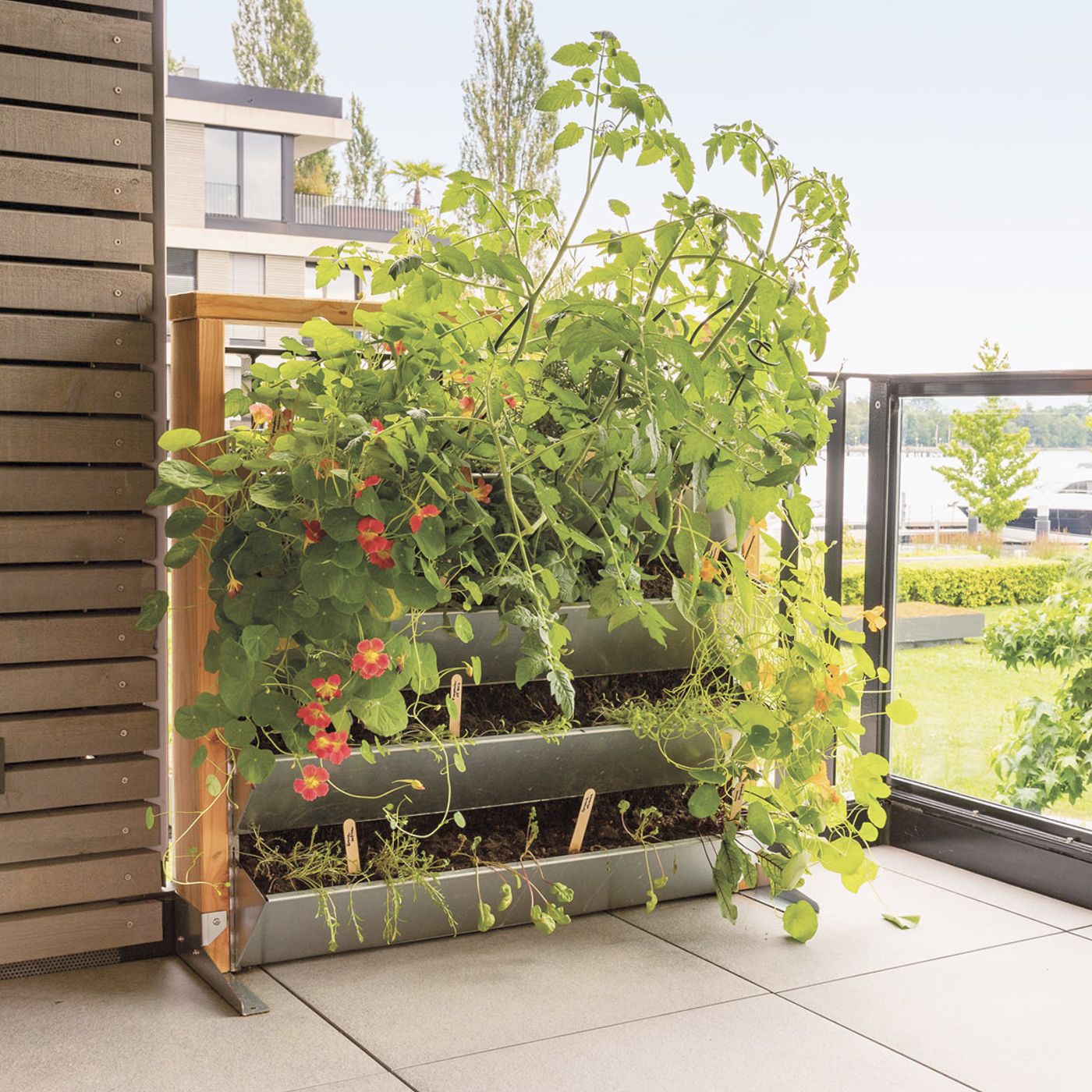 Vertikales Hochbeet & Sichtschutz "Inalto"