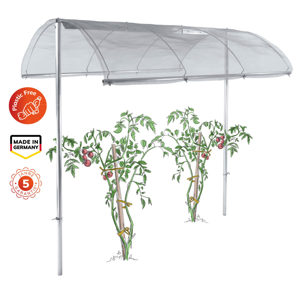 Tomatendach aus Metall ohne Plastik