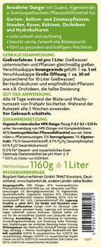 Blumen-Dünger mit Guano
