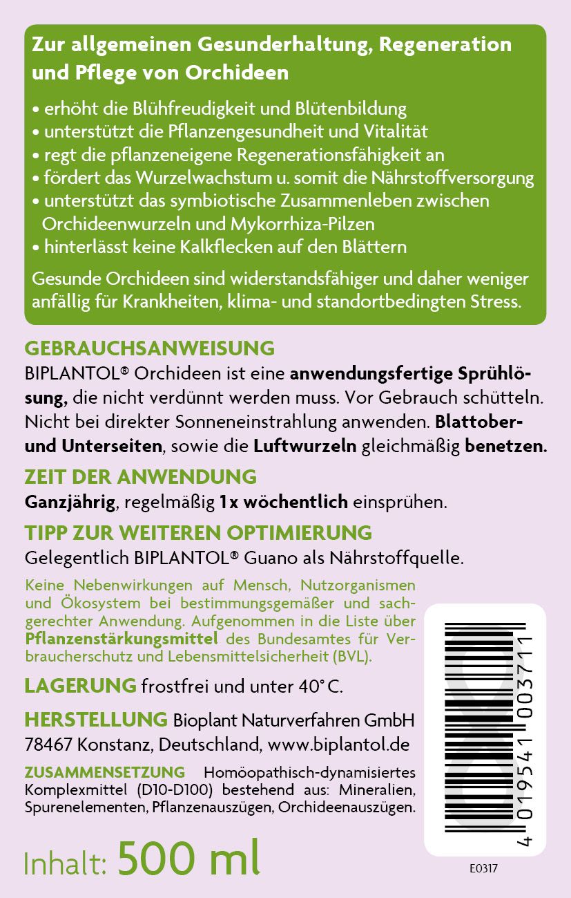 Orchideenpflege Spray 500 ml