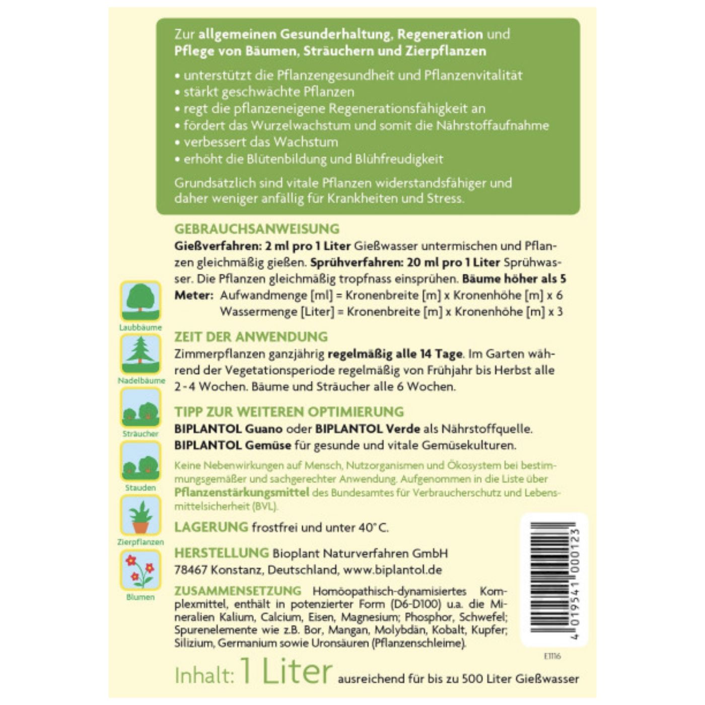 Pflanzenstärkung universal, 1 l