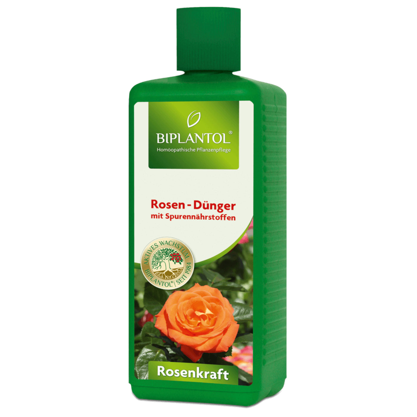 Flasche mit Rosendünger