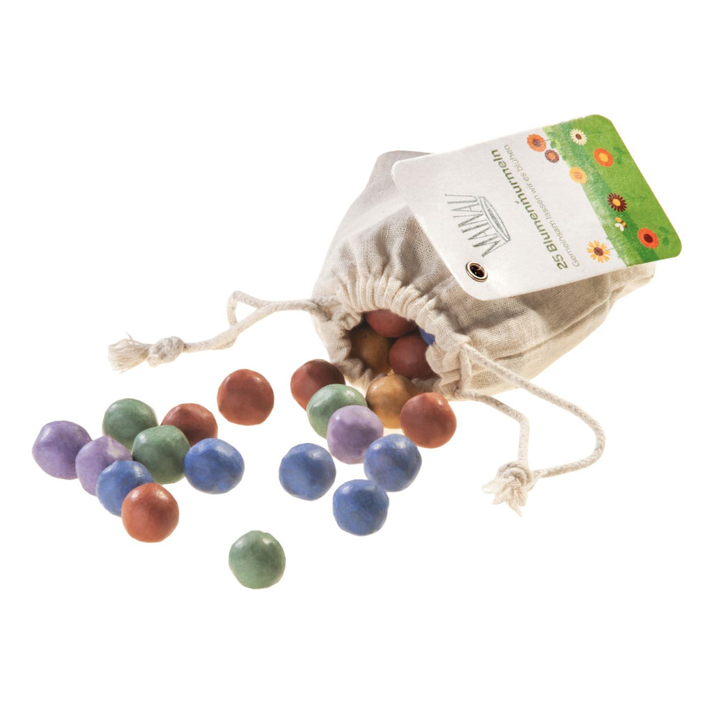 Mainau Blumenmurmeln (25 Stück) im Säckchen