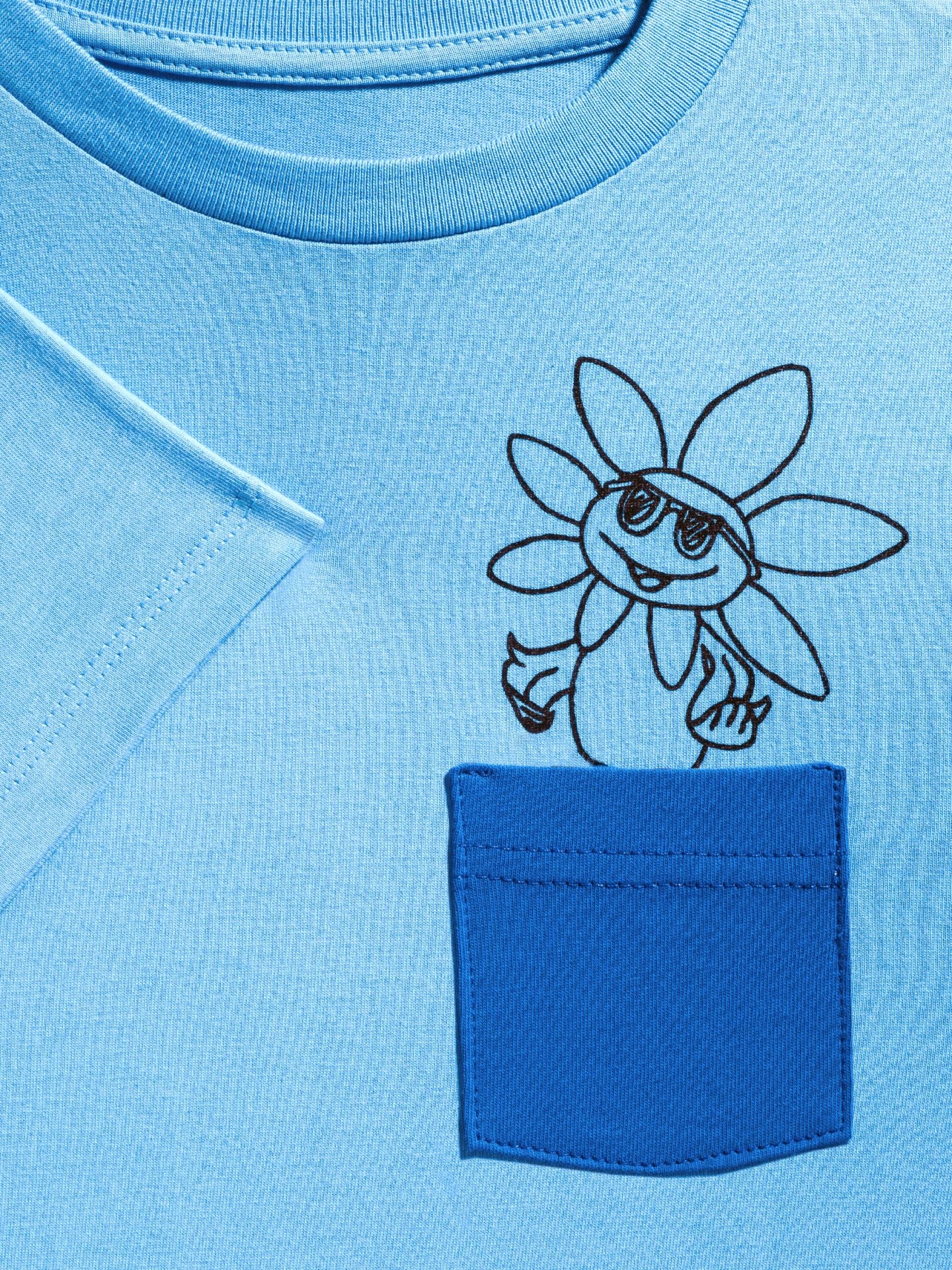 Kinder T-Shirt Schmetterlinge/Blumi
