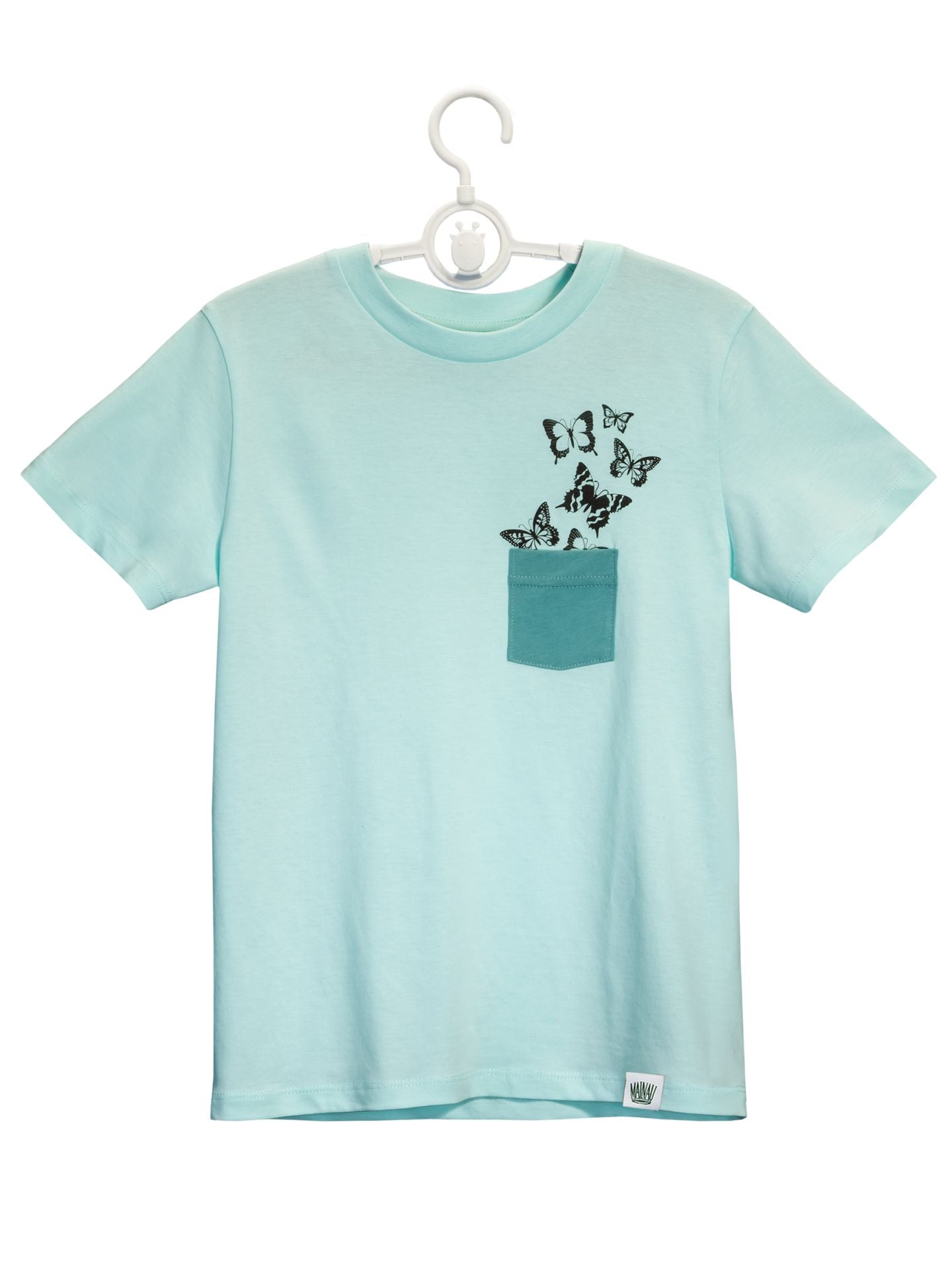Kinder T-Shirt Schmetterlinge/Blumi