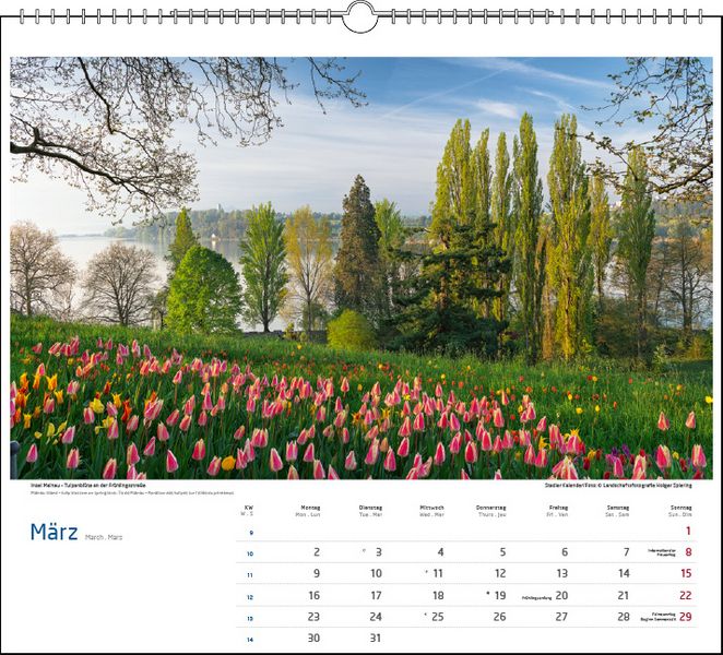 Wandkalender "Malerischer Bodensee" 2026