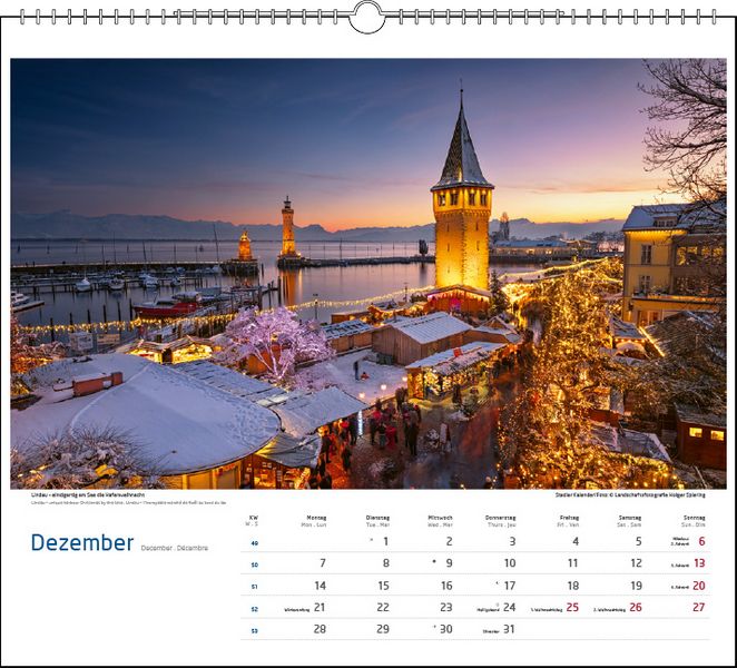 Wandkalender "Malerischer Bodensee" 2026
