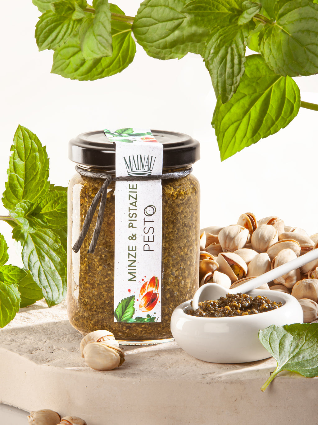 Pesto Minze & Pistazie im Glas
