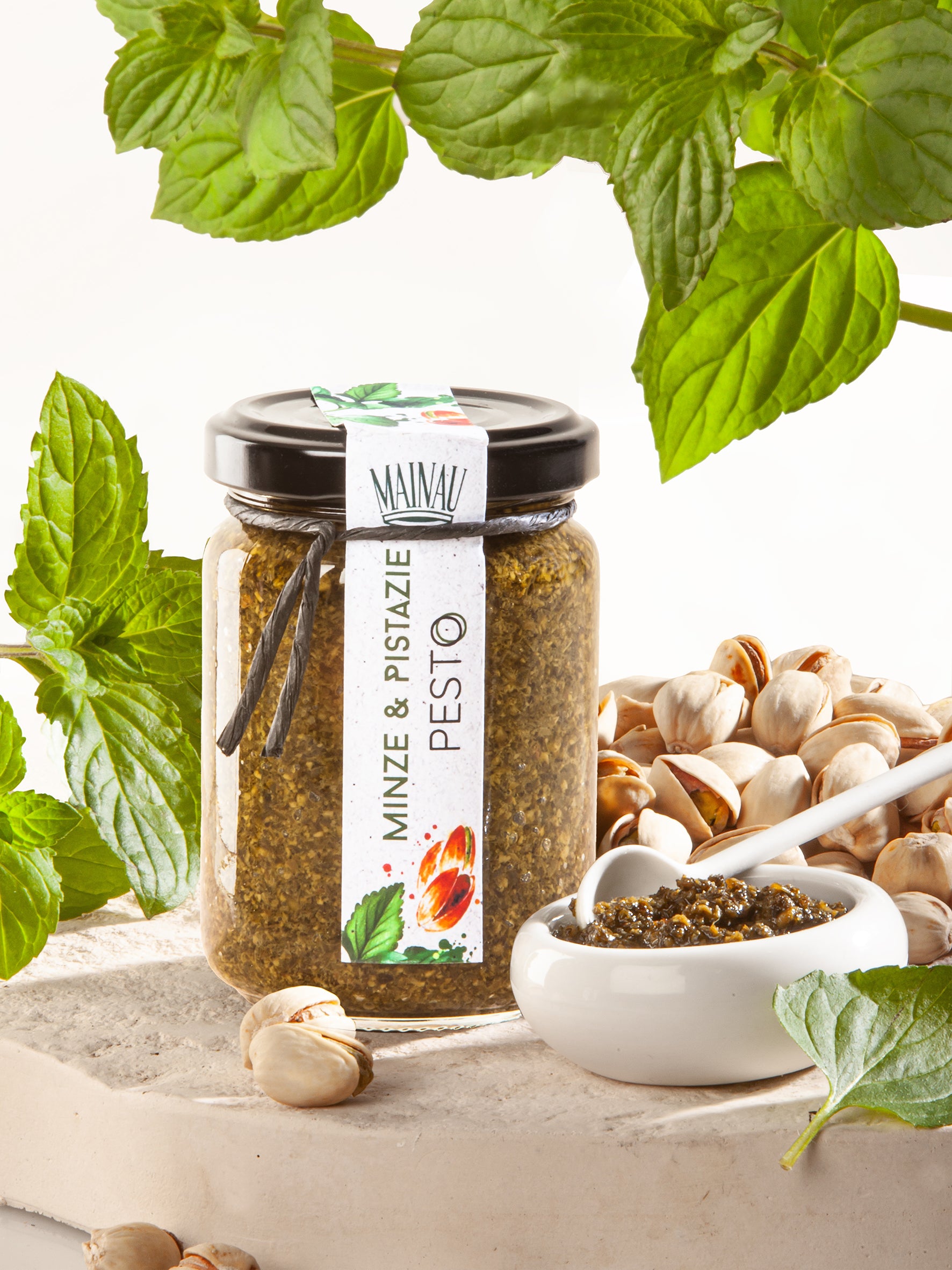 Pesto Minze & Pistazie im Glas