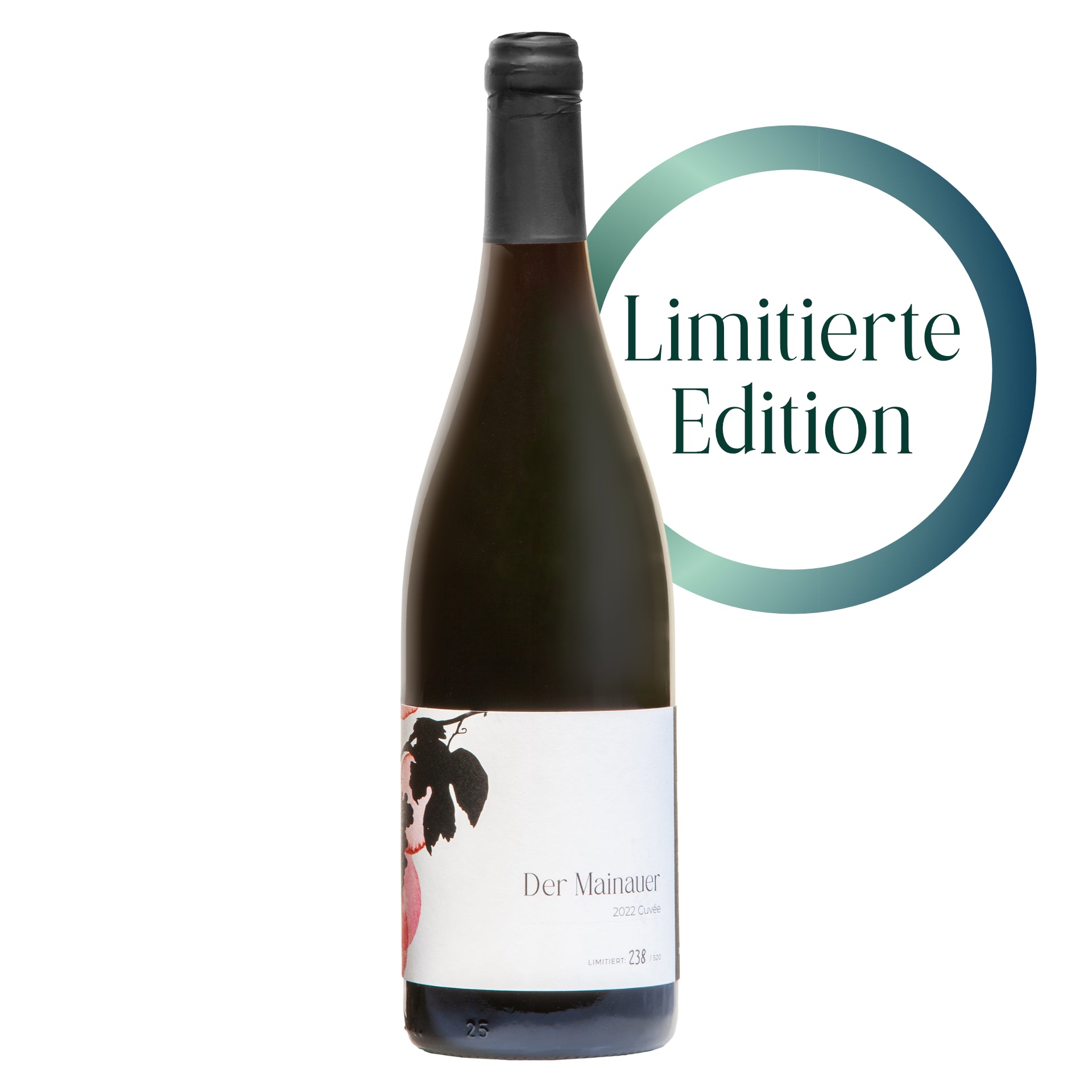 Flasche Der Mainauer Cuvee: Bio-Rotwein vom Bodensee