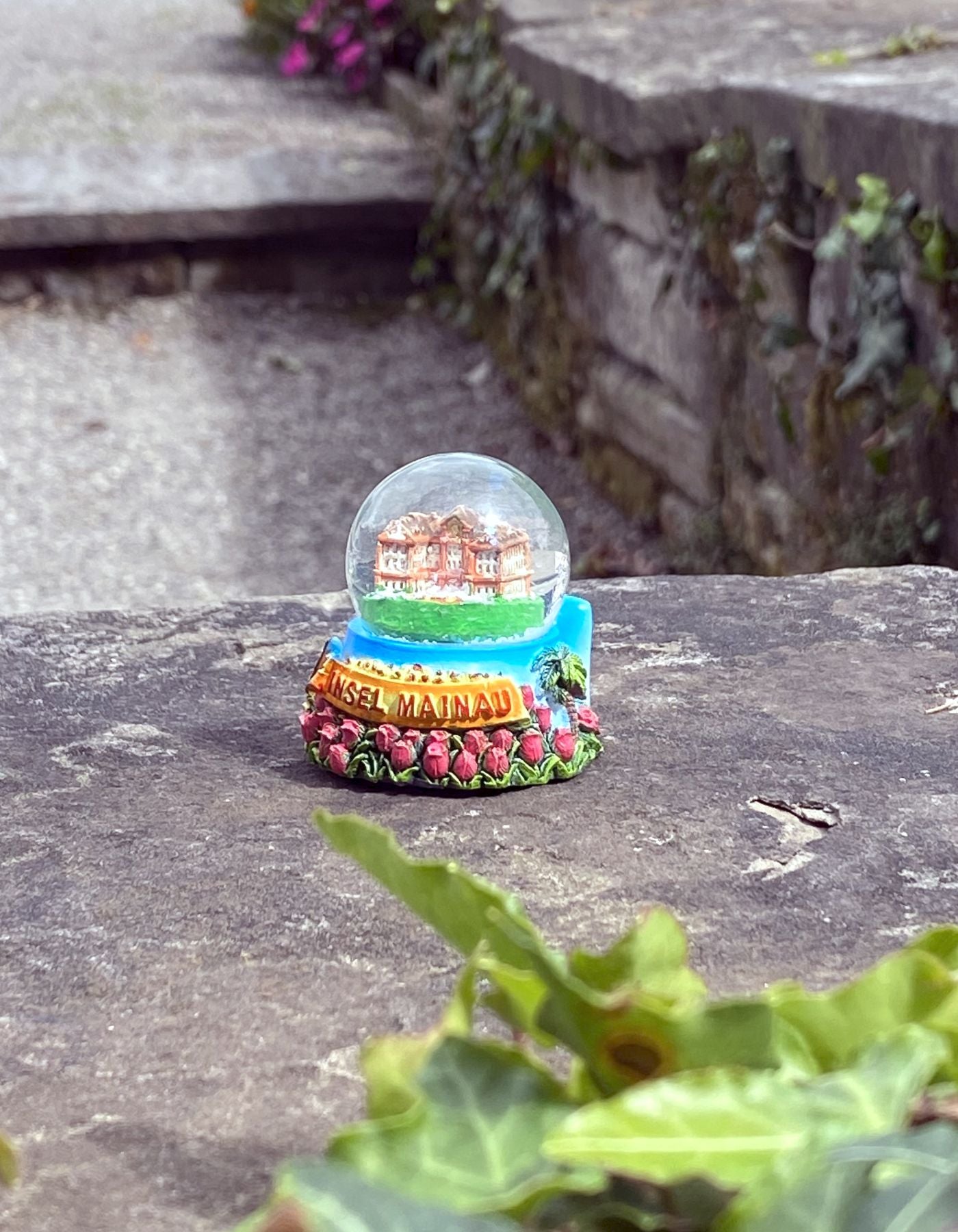 Schneekugel mit Magnet "Schloss Mainau"