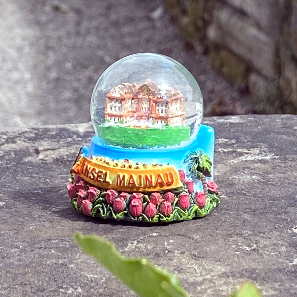 Schneekugel mit Magnet "Schloss Mainau"