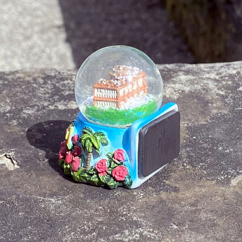 Schneekugel mit Magnet "Schloss Mainau"