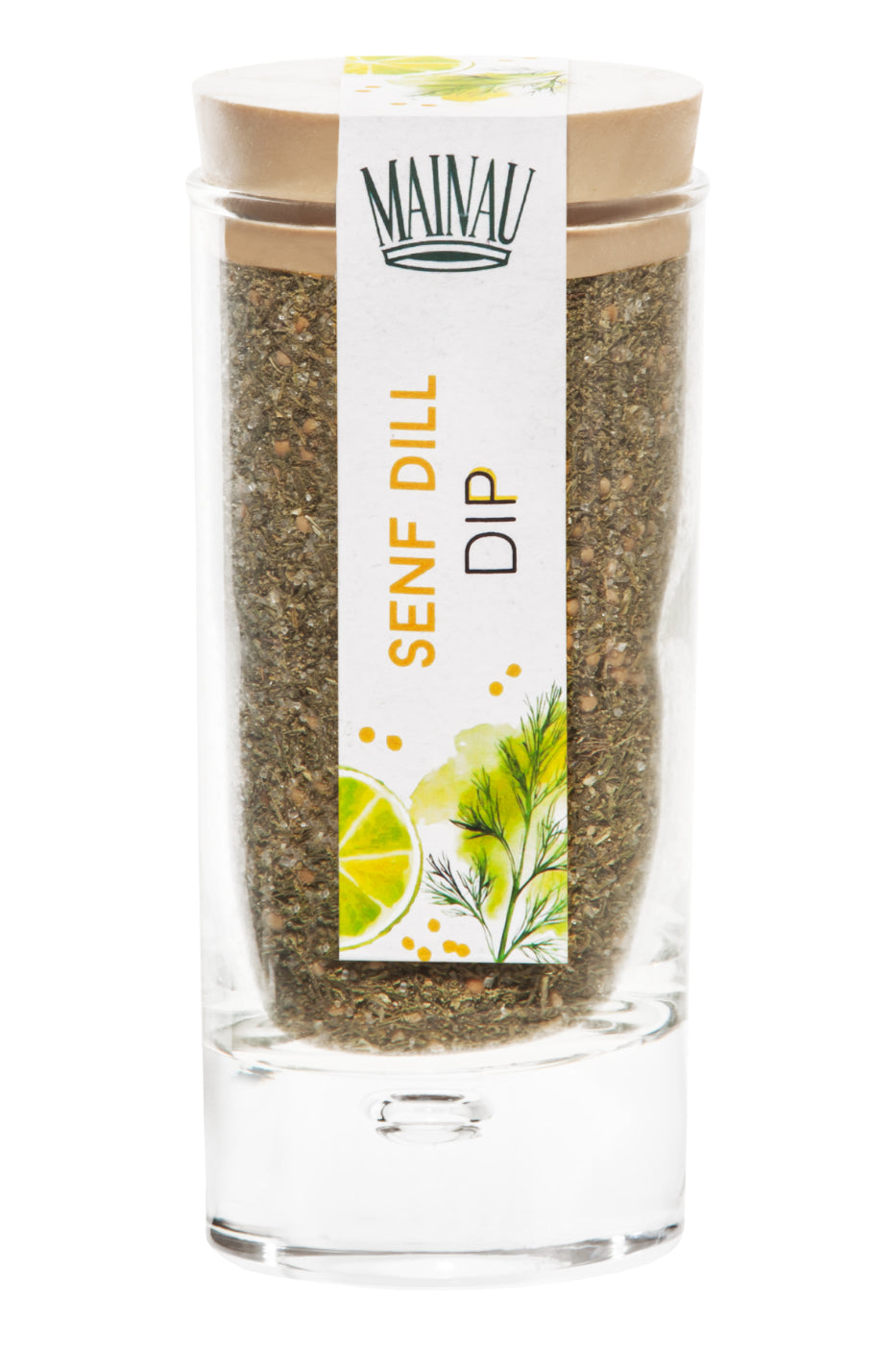 Senf Dill Dip im kleinen Glas