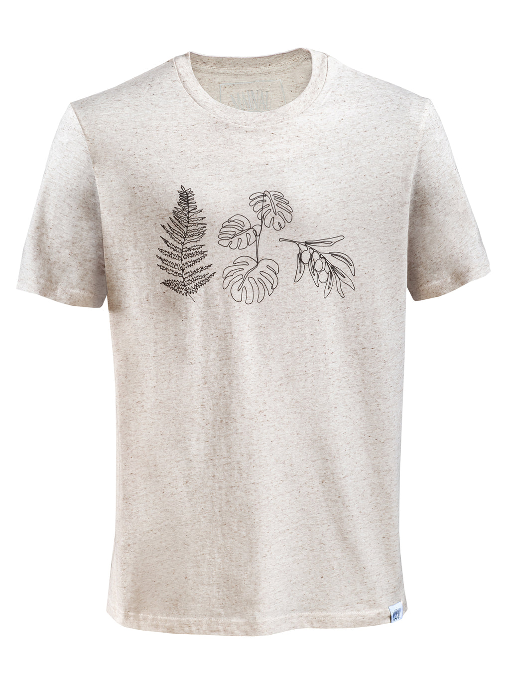 T-Shirt mit Motiv„Blätter“ der Insel Mainau