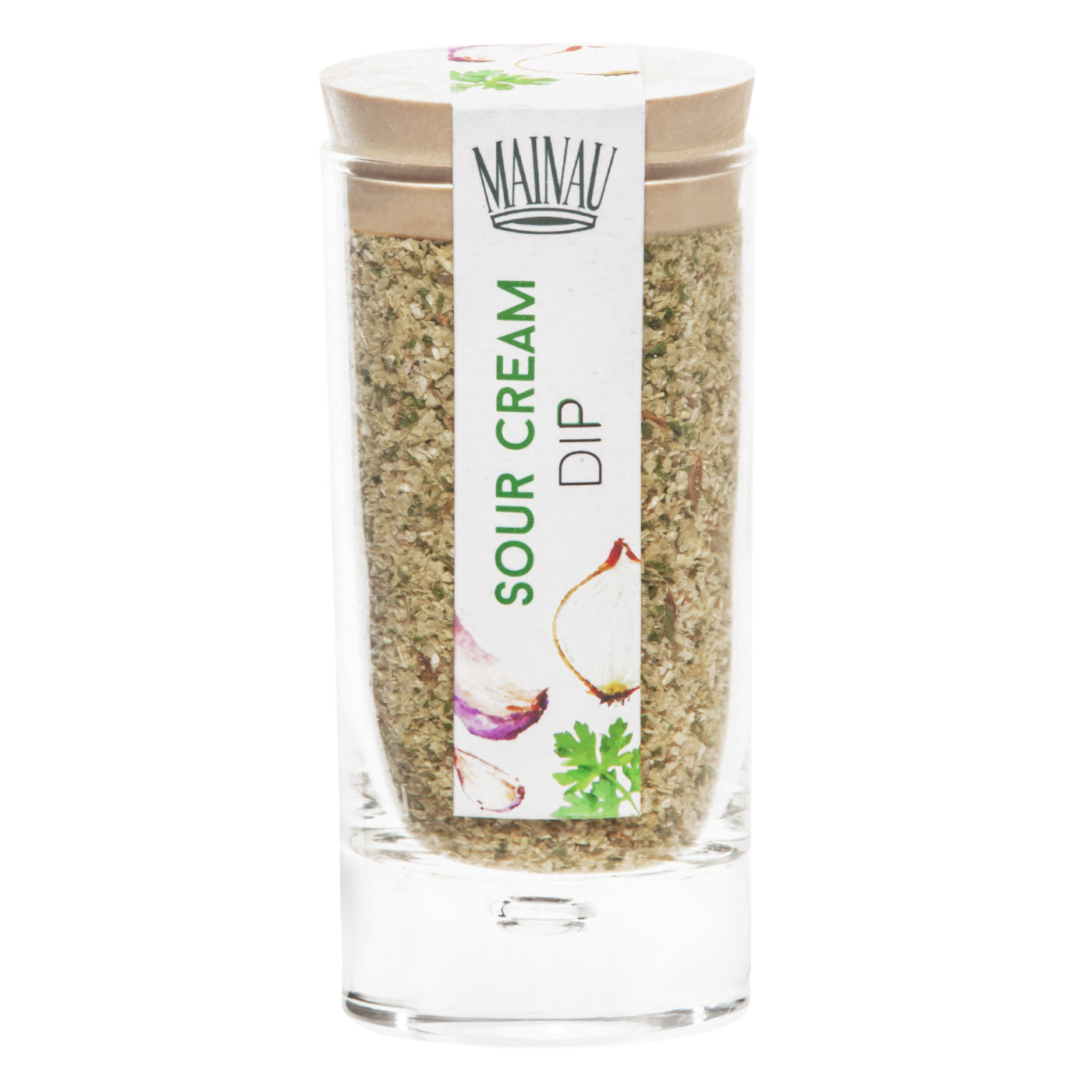 Sour Cream Dip im kleinen Glas