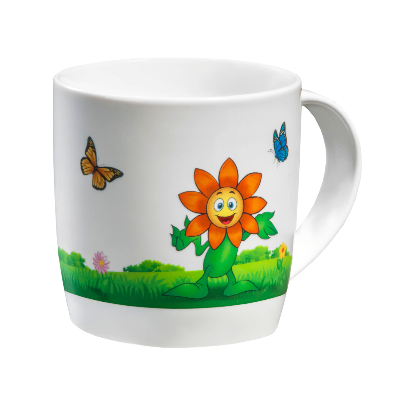 Insel Mainau-Tasse mit Blumi-Motiv