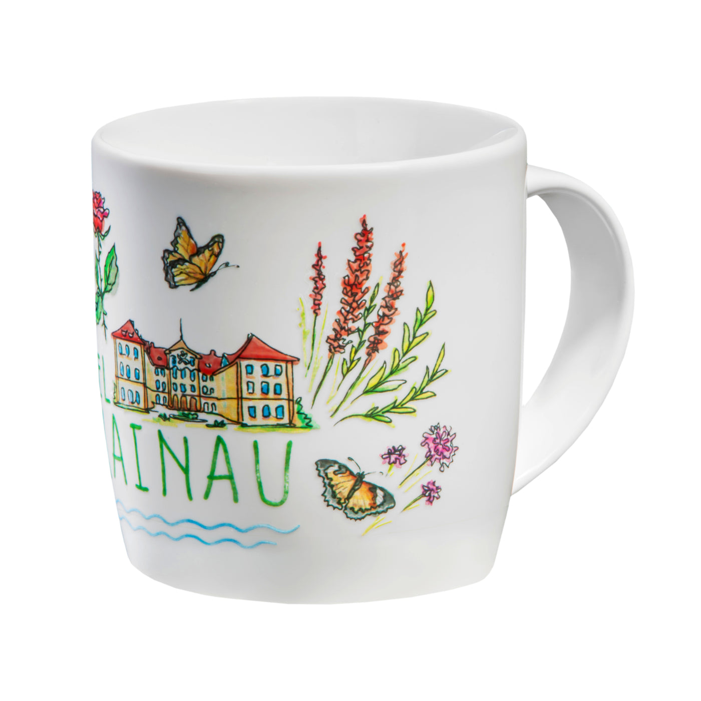 Insel Mainau-Tasse mit Schloss-Motiv