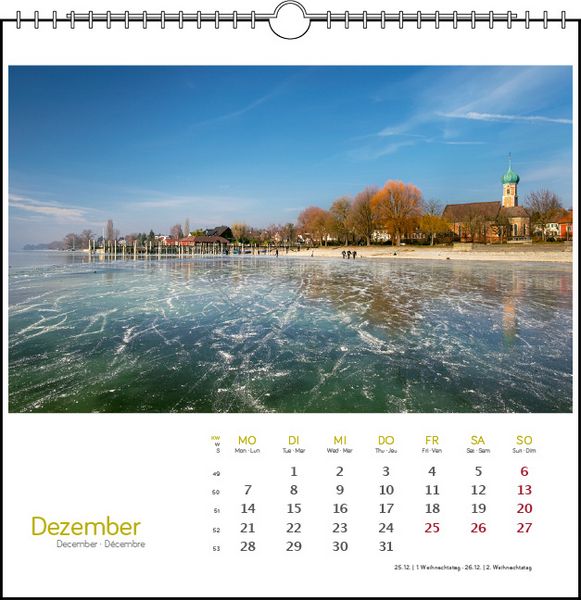 Tischkalender "Westlicher Bodensee" 2026