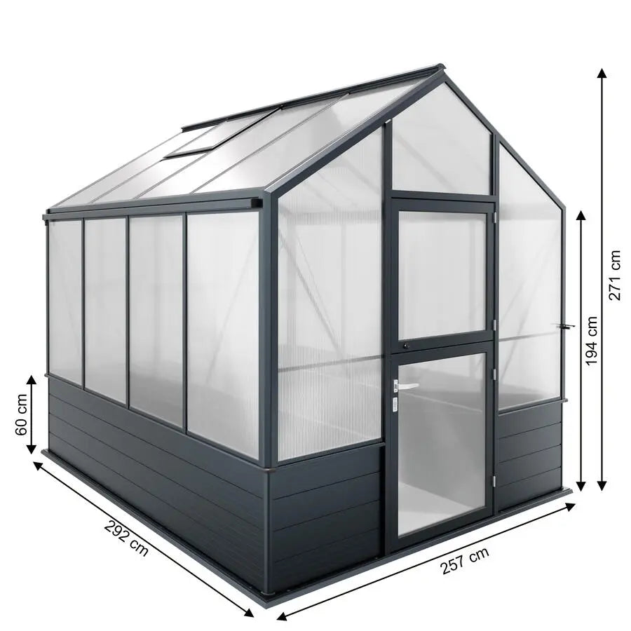 Hochbeet-Gewächshaus "Solanum" Modell Comfort