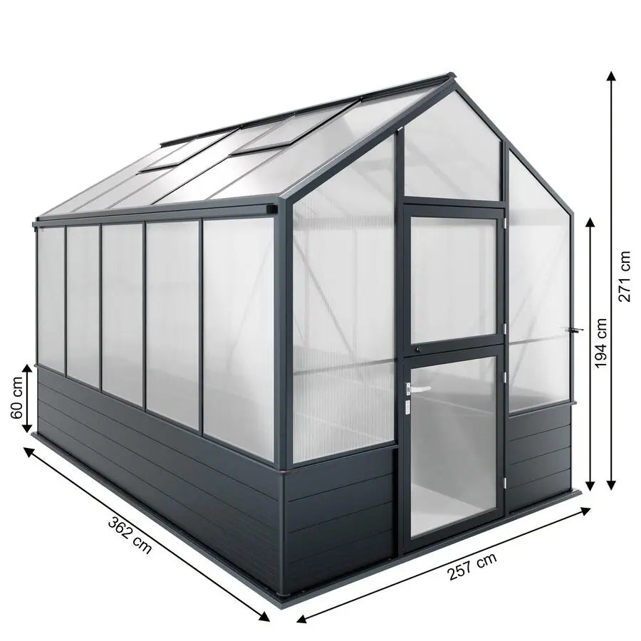 Hochbeet-Gewächshaus "Solanum" Modell Comfort