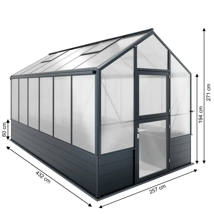 Hochbeet-Gewächshaus "Solanum" Modell Comfort