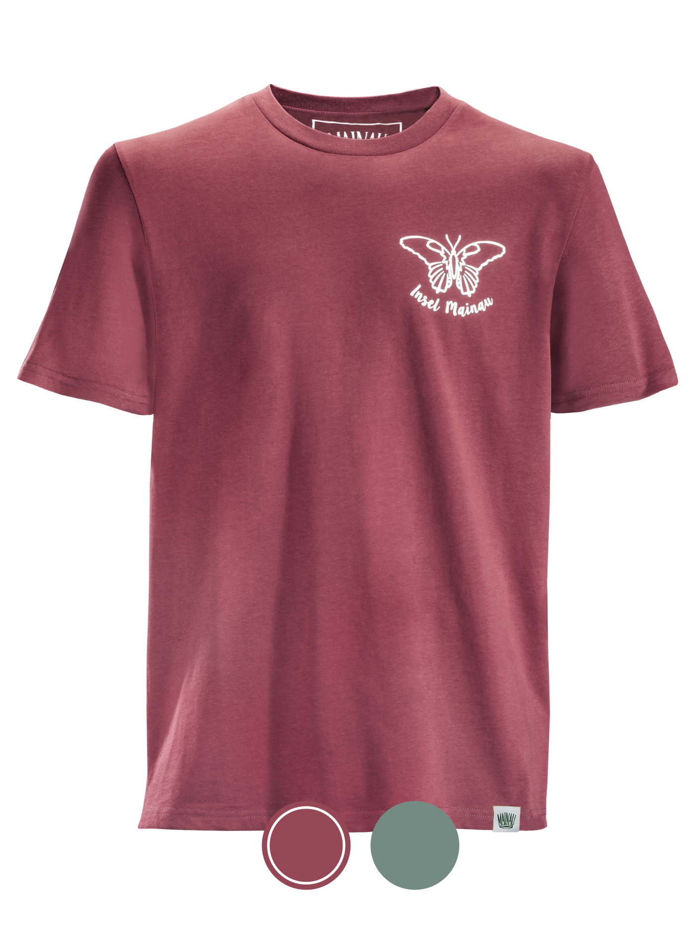 T-Shirt Schmetterling/Insel Mainau von Mainau T-Shirt Schmetterling/Insel Mainau
