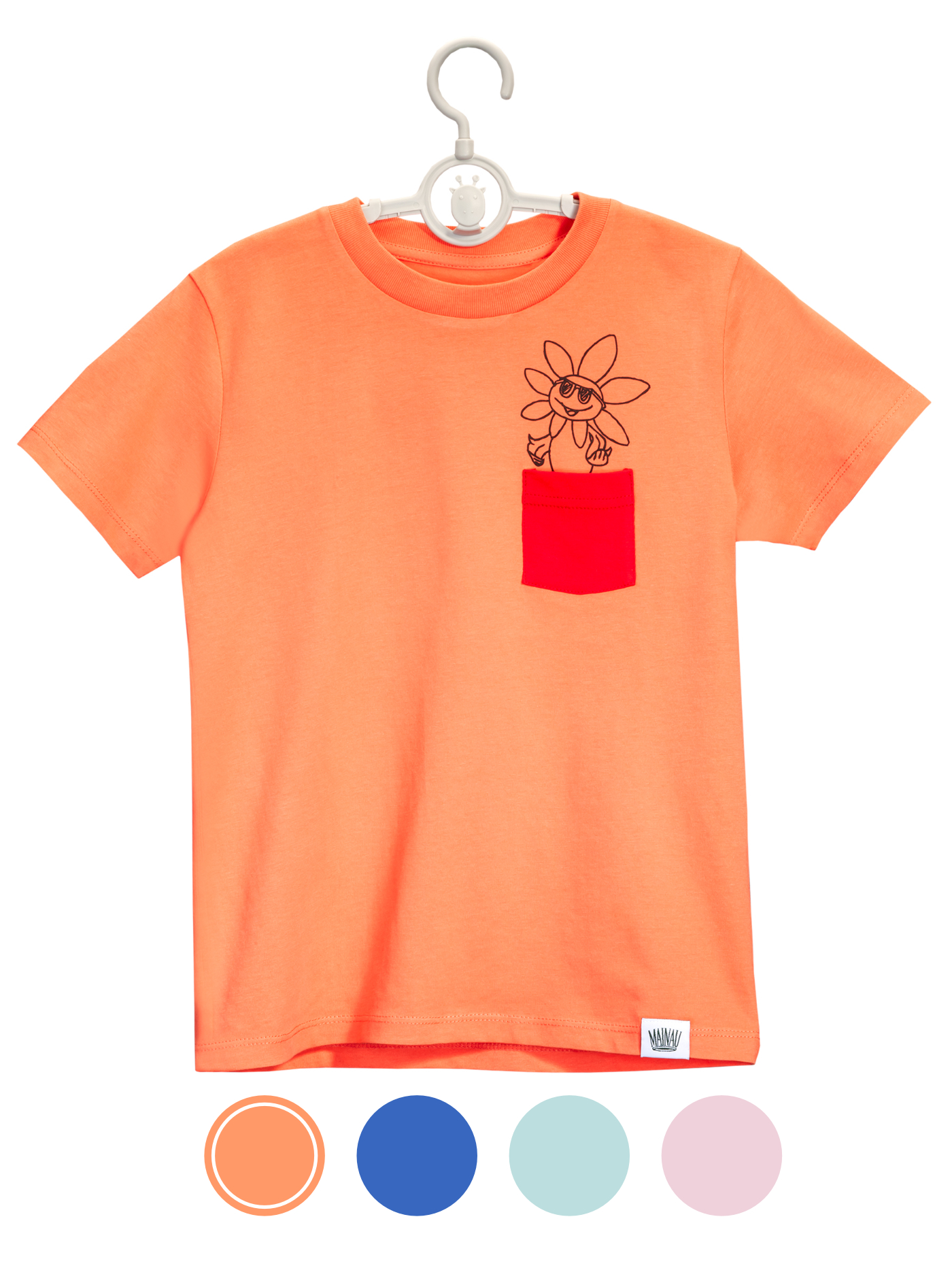 Kinder T-Shirt Schmetterlinge/Blumi