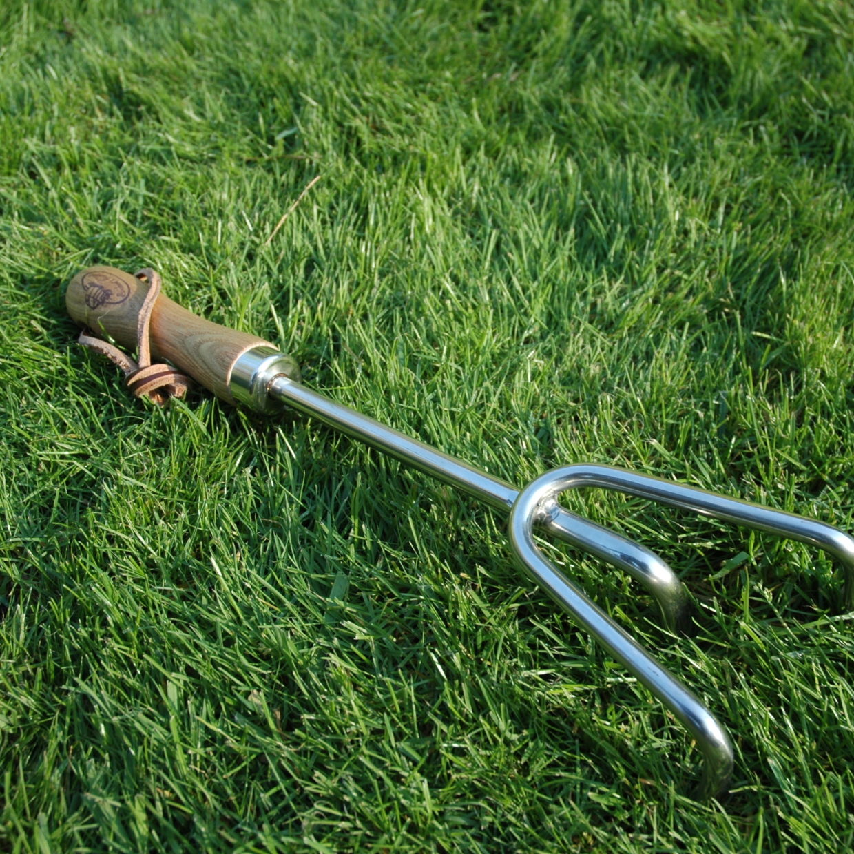 Edelstahl Harke für den Garten